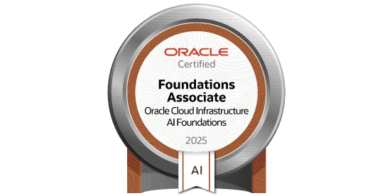OCI AI Foundations Associate badge